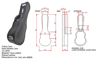 Ukulele Carry Case Dimensions 